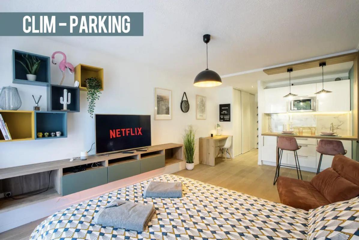 נים Studio Terrasse & Parking Gratuit En Residence מראה חיצוני תמונה